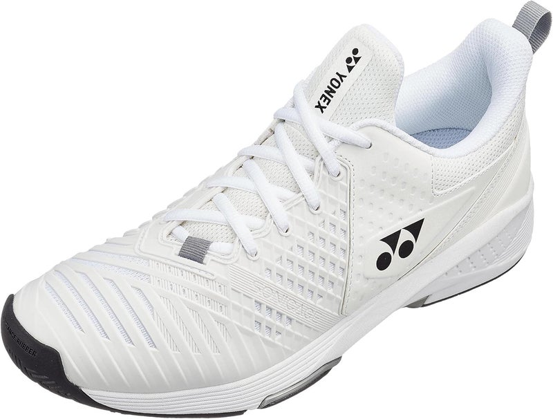 Yonex Sonicage 3 Wide Tennis Shoes for Men - White/Black