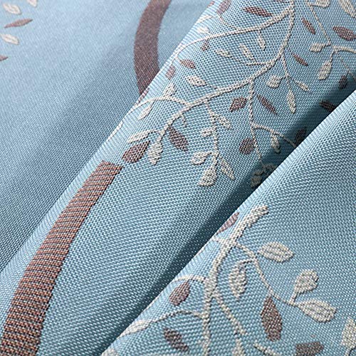 Twelve 3pcs Bed Runner Set - 1 Scarf and 2 Pillowcases, Rippling Teal Bedding Scarves for Guesthouse, Hotel, Home Decor (50x260cm) - Image 3