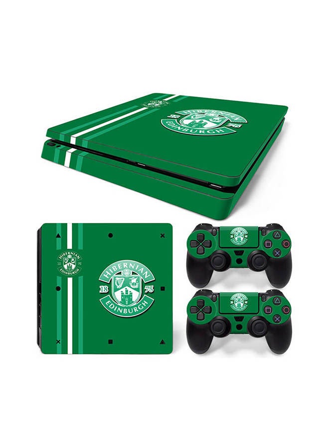NIBEMINENT Console And Controller Sticker Set For PlayStation 4 Slim Hibernian