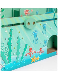 NIBEMINENT Kids Wood Catching Bead Game Machine 29x6x42cm  - Image 2
