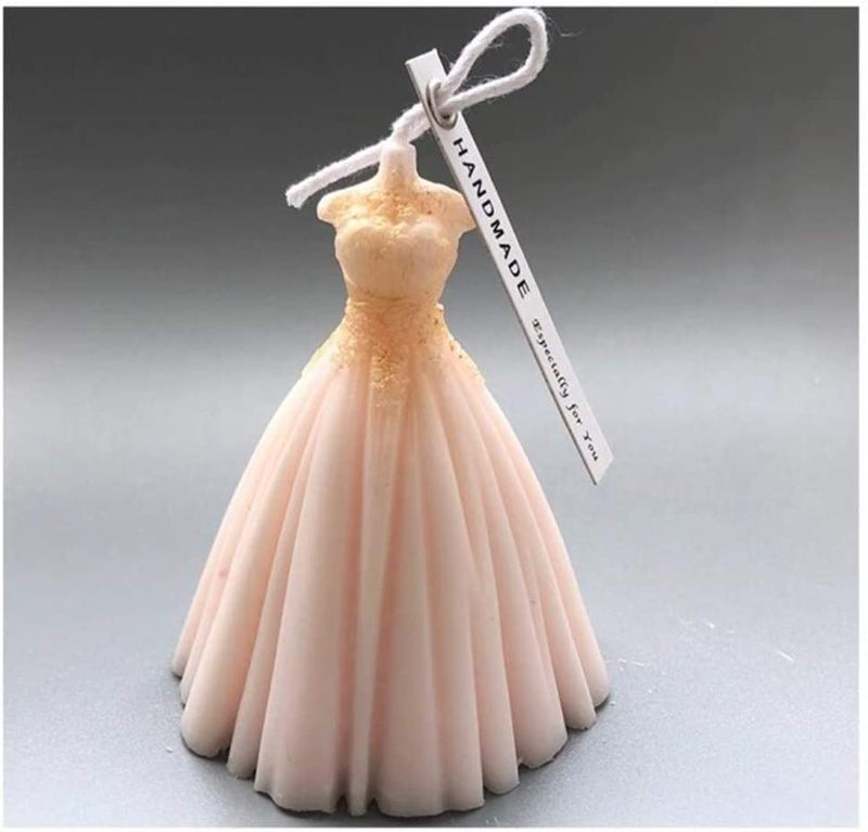Purenso - Wedding Bridal Dress Silicone Mould (PUR1015-74) I For Art & Craft DIY Resin Art Soap Candles Making Supplies - Image 2