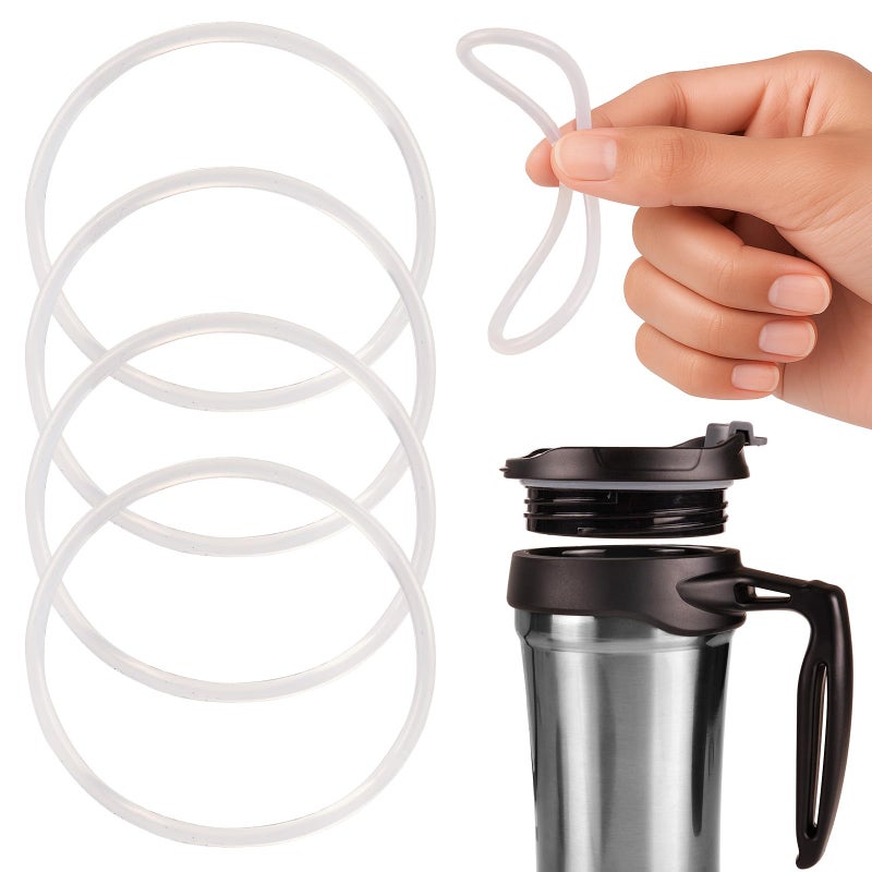 Maoolmht 5 Pack Replacement Lid Seal for Bubba HERO 18oz Mug, Gasket Seals Compatible with Bubba Stainless Steel Travel Mug, Leak-Proof BPA Free - Image 1