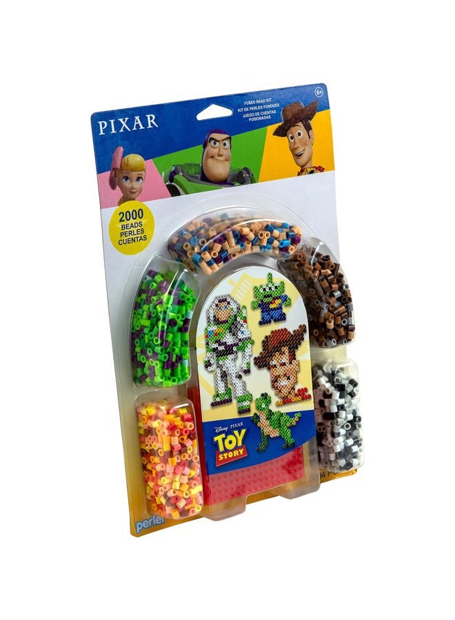Perler Disney Pixar's Toy Story Fused Bead Kit for Kids and Adults, Pattern Sizes Vary, Multicolor 2005 Piece - Image 4