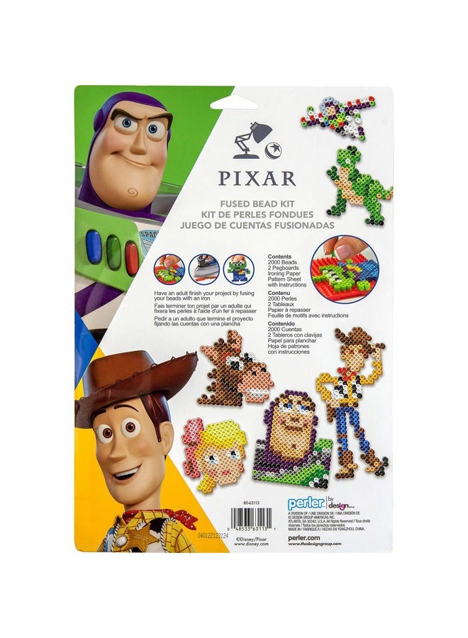 Perler Disney Pixar's Toy Story Fused Bead Kit for Kids and Adults, Pattern Sizes Vary, Multicolor 2005 Piece - Image 2