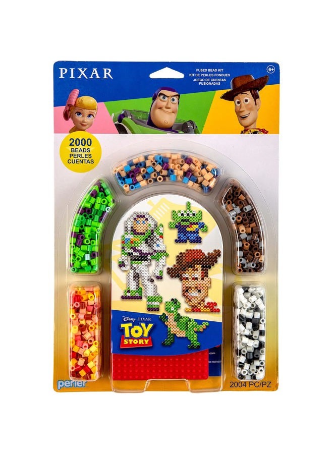Perler Disney Pixar's Toy Story Fused Bead Kit for Kids and Adults, Pattern Sizes Vary, Multicolor 2005 Piece - Image 1