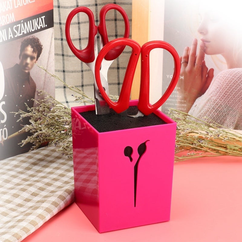 Scissor Storage Box Separable Design Easy Clean Anti-Slip Base Professional Hairdressing Tool Holder - Flexible Efficient Salon Organizer for Hair Stylists and Pet Groomers - Image 5