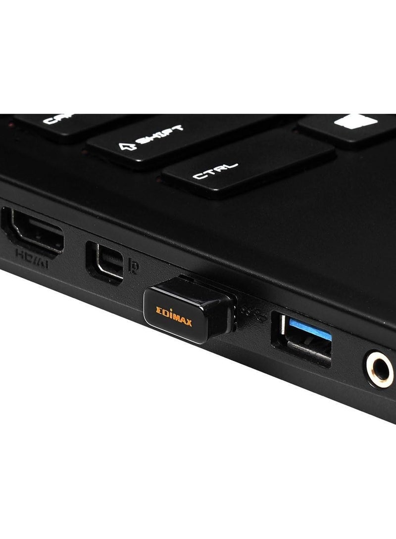 Edimax 2-in-1 Wi-Fi 4 N150 + Bluetooth 4.0 Nano USB Adapter | EW-7611ULB | Wireless Dongle for PC & Laptop | 150Mbps | Windows 11 Plug-n-Play - Image 4