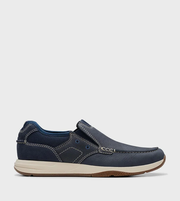 clarks Sailview Step Navy Nubuck