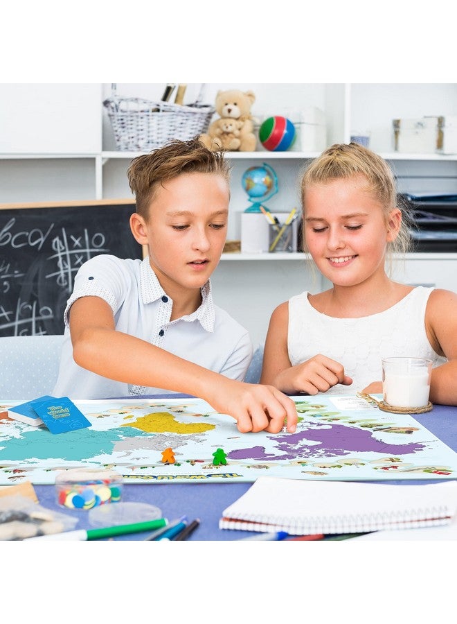 The World Game - Fun Geography Board Game - Educational Game for Kids & Adults - Cool Learning Gift Idea for Teenage Boys & Girls, 2-5 Players - Image 2