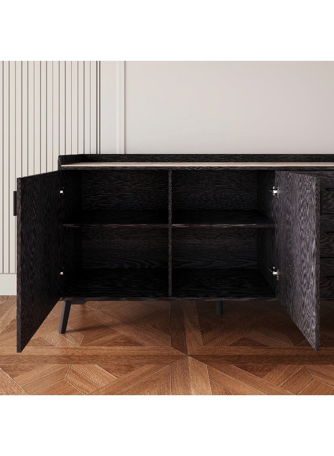 Home Box خزانة جانبية مارويل بطول 1.5 متر مع سطح حجري - Image 3