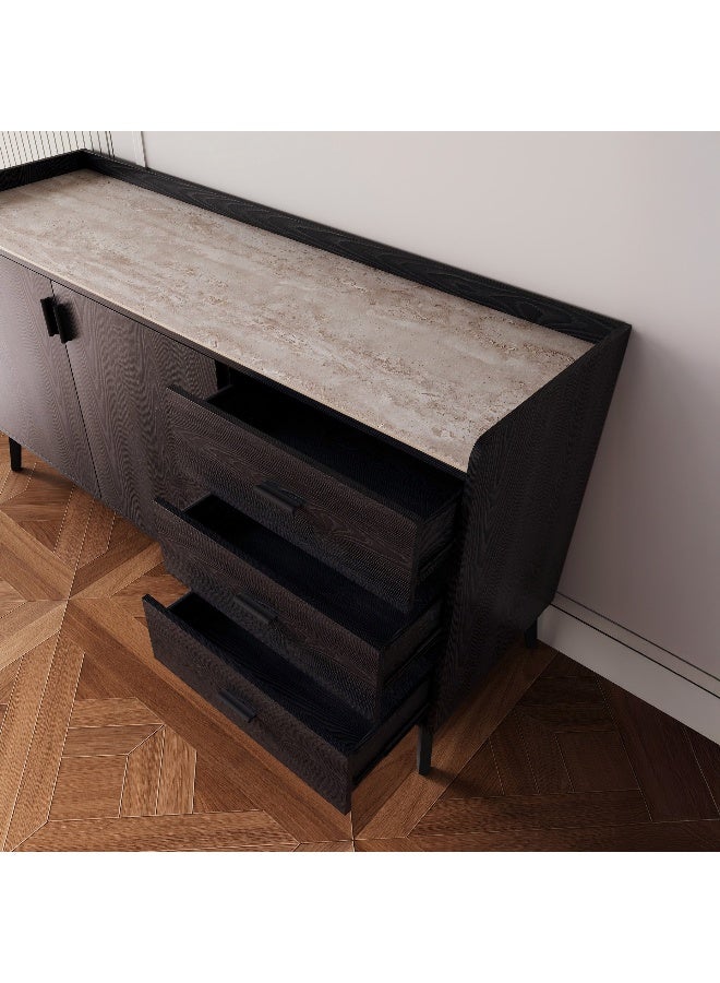 Home Box خزانة جانبية مارويل بطول 1.5 متر مع سطح حجري - Image 2