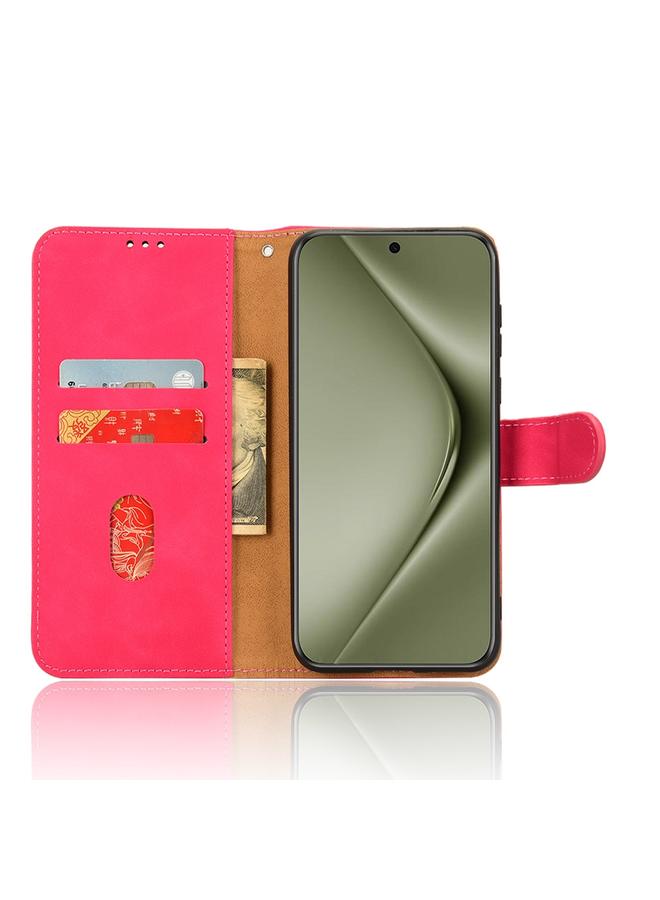 Zaboon Case For Huawei Pura 70 Pro Skin Feel Magnetic Flip Leather Phone Case - Image 4