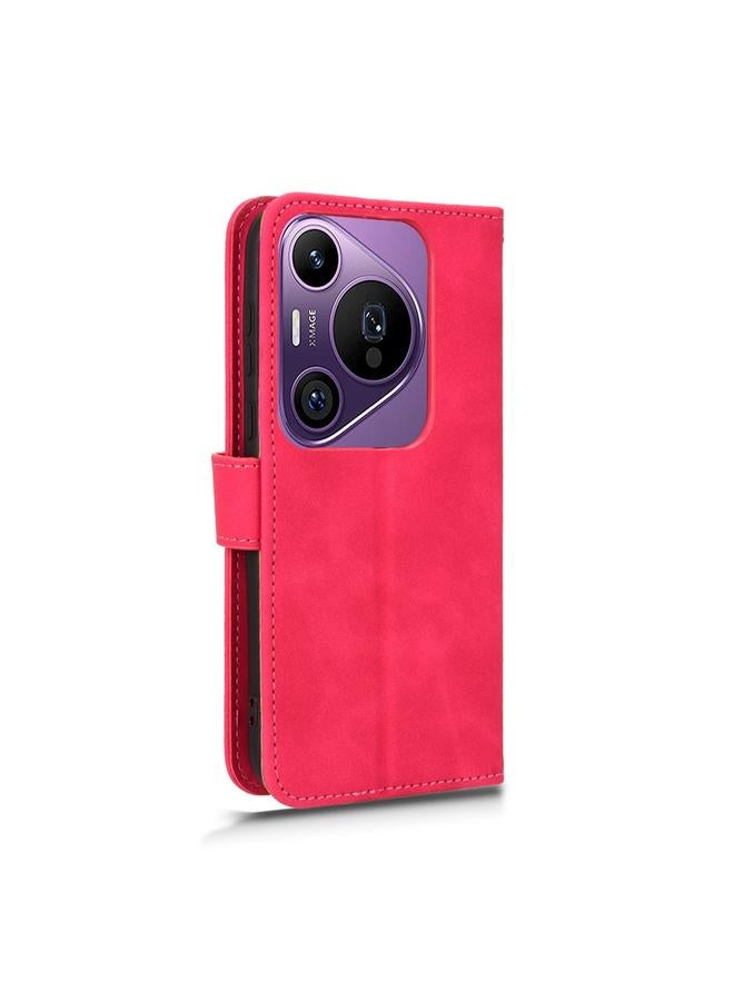 Zaboon Case For Huawei Pura 70 Pro Skin Feel Magnetic Flip Leather Phone Case - Image 3