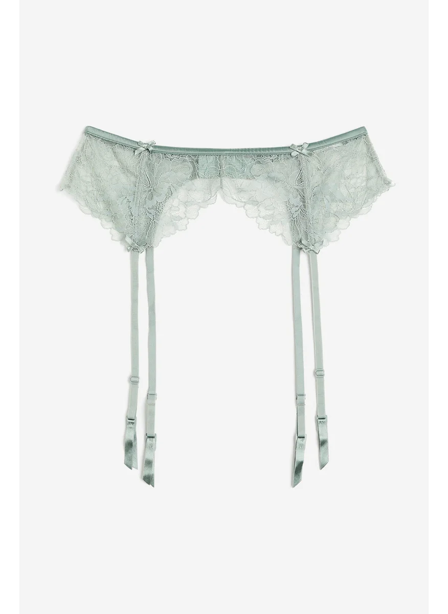 H&M Lace Suspender Belt