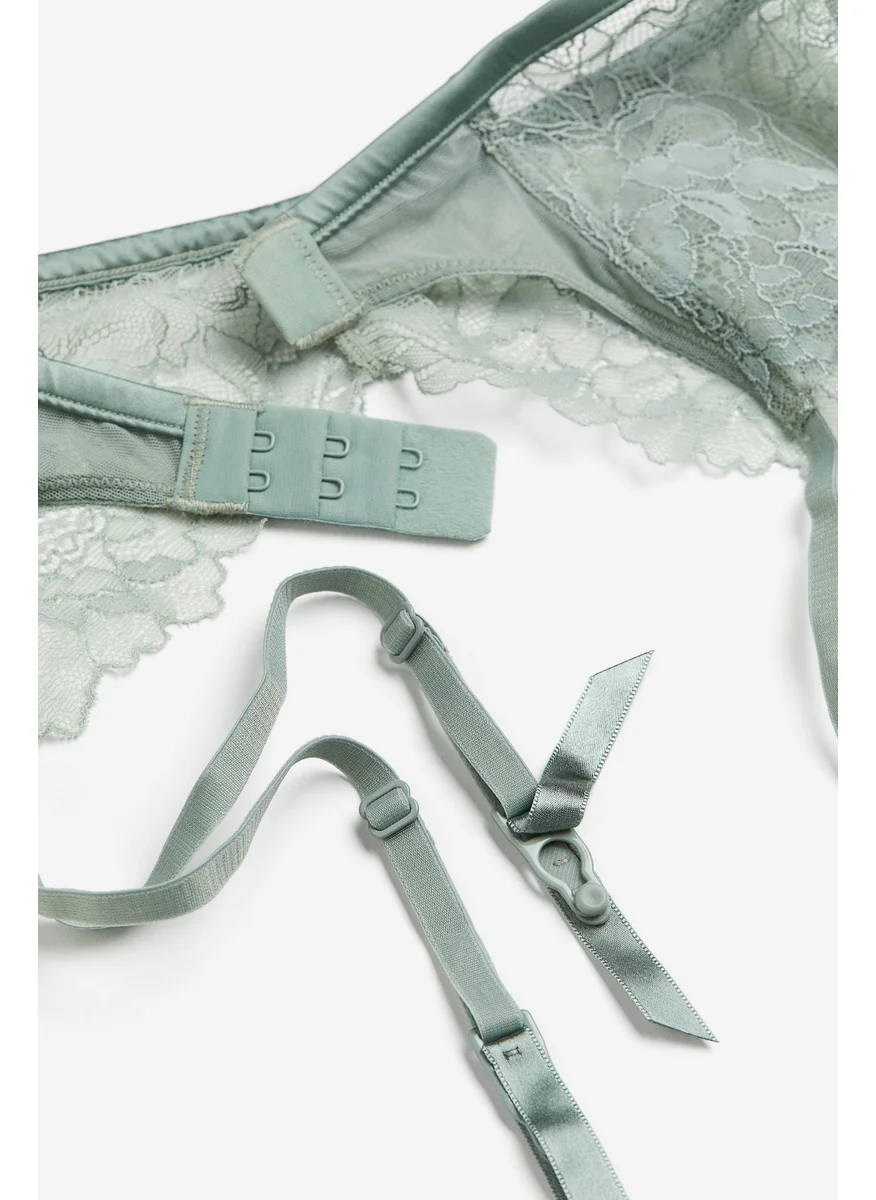 H&M Lace Suspender Belt