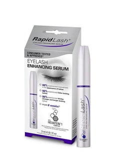 رابيد لاش سيروم تعزيز الرموش Rapidlash 3 مل + ماسكارا الحواجب الشفافة Glow من NYX Professional Makeup  - Image 2