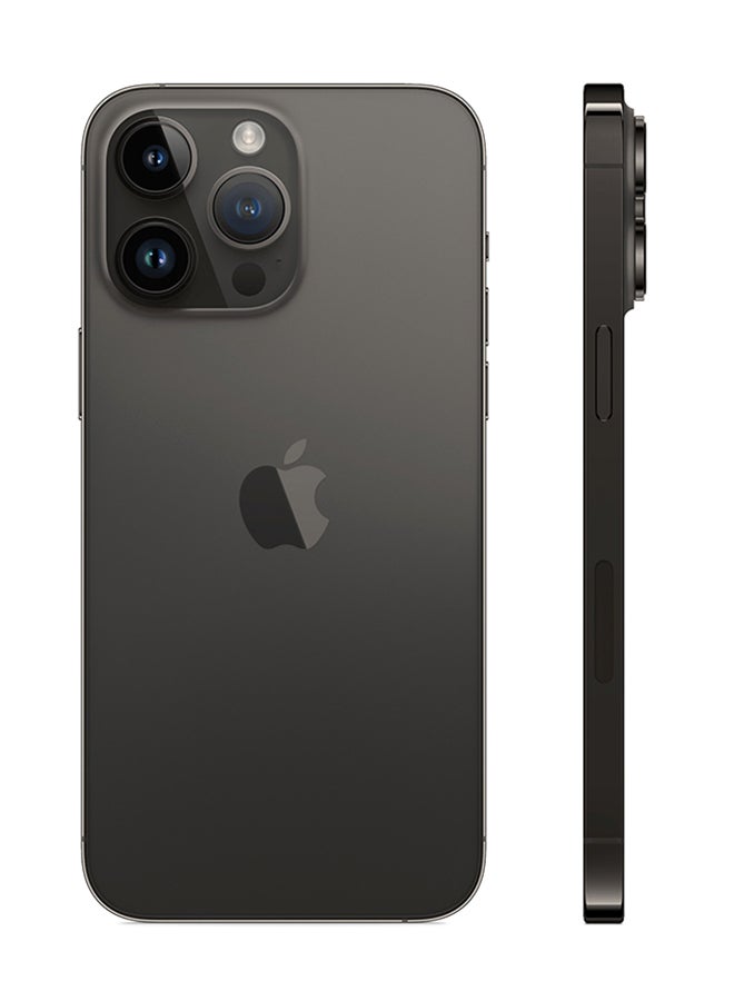 ابل  آيفون 14 برو ماكس، ثنائي الشريحة، 256 جيجابايت، أسود، 5G، بدون تطبيق FaceTime - Image 3