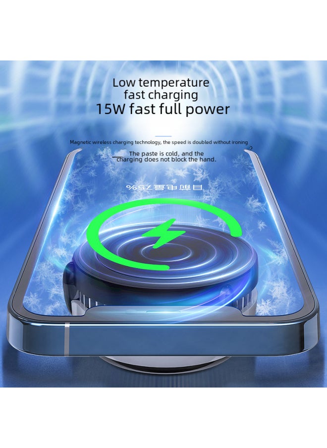 2023 Wireless Charging Phone Cooler Battery Digital Display Semiconductor Magnetic Attraction Cooling Down-Product Color:[DL01] Semiconductor Heat Sink  - Image 5