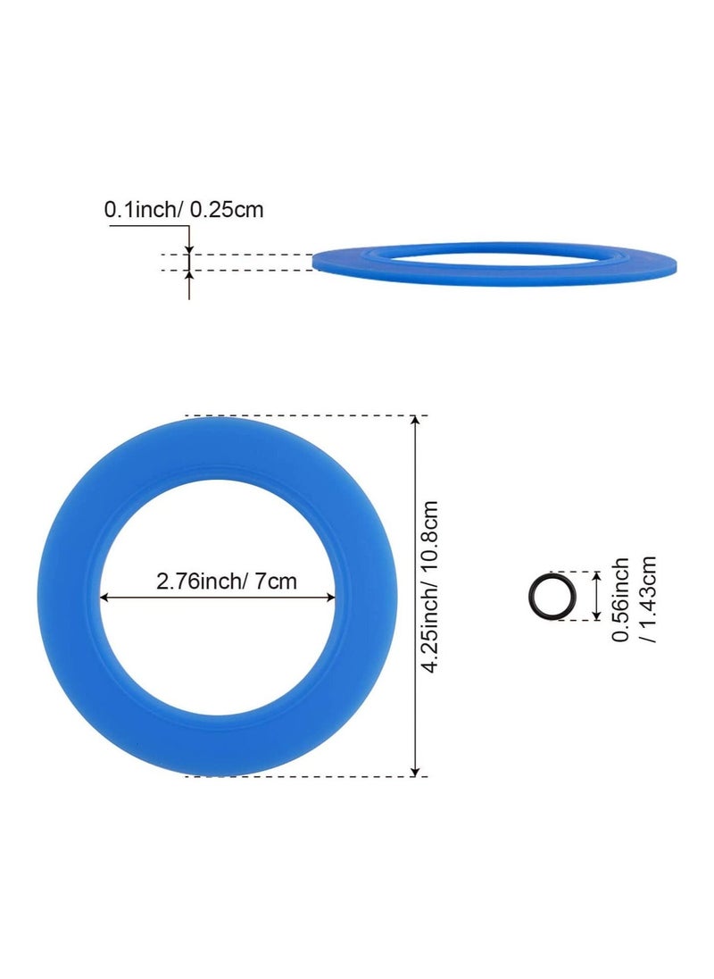 Y&D 3 Pack Toilet flush valvae seal Specific fit, Compatible with 7301111-0070A Flush Valve Seal Kit Replacements O Ring by  - Image 2