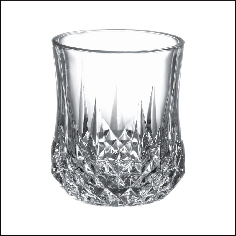 Soogo Diamond Juice Glass Set of 6 Pcs 227 ML - Image 4