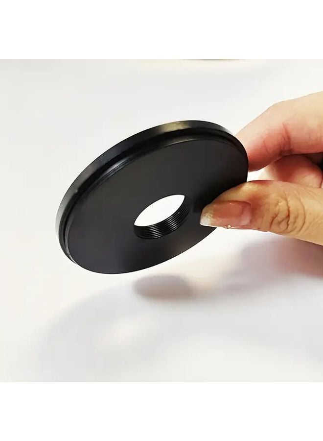 محول RMS إلى 77mm 4X 10X 40X 100X عدسة مجهرية لكاميرات DSLR للتصوير الماكرو - Image 1