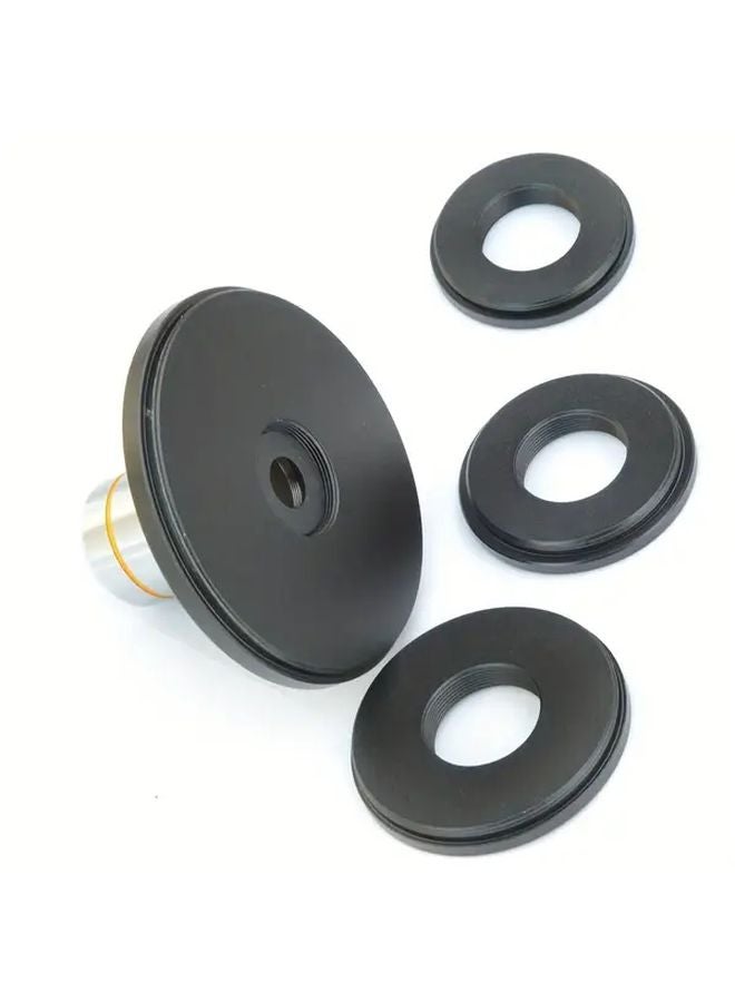 محول RMS إلى 77mm 4X 10X 40X 100X عدسة مجهرية لكاميرات DSLR للتصوير الماكرو - Image 5