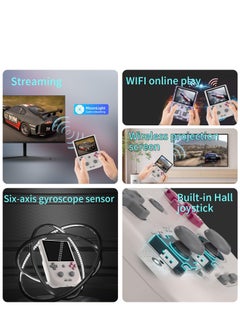 ANBERNIC  RG405V Retro Handheld Game Console, Unisoc Tiger T618 Android 12 System 4.0 Inch IPS Touch Screen Support 5G WiFi Bluetooth 5.0 with 128G TF Card 3172 Games 5500mAh Battery  - Image 3