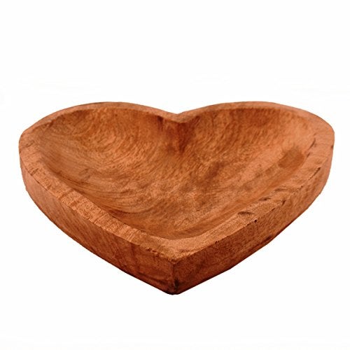 Purpledip Wooden Serving Tray/Platter 'Love & Joy': Small Plate for Snacks, Cookies, Fruits Or Aftermints (11289) - Image 2
