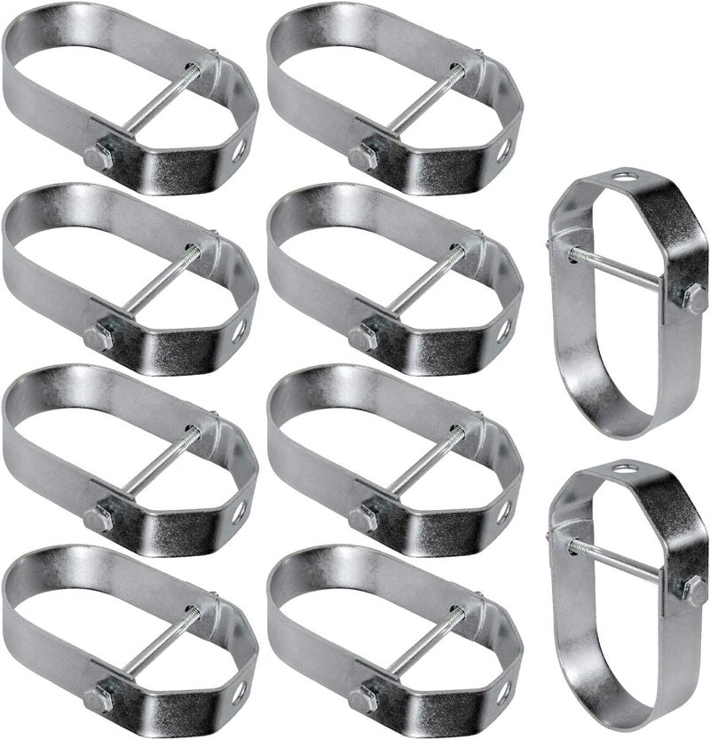 HIGHCRAFT IDT-H01-10 Clevis Hanger, Standard Galvanized Steel, 1 in. 10 Pack - Image 1