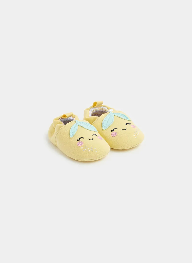 mothercare Lemon Baby Shoes