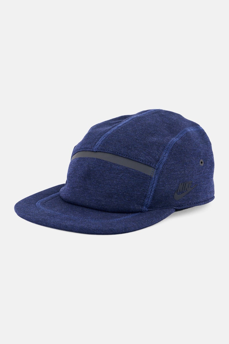 Nike Men Fly Unstructured Tech Fleece Cap, Heather Navy - Image 1