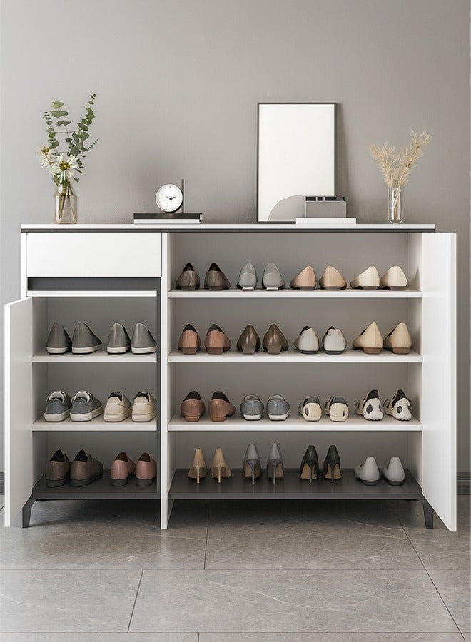 NKX Premium High Quality Shoe Cabinet with Multifunctional Drawers 140CM - Image 2