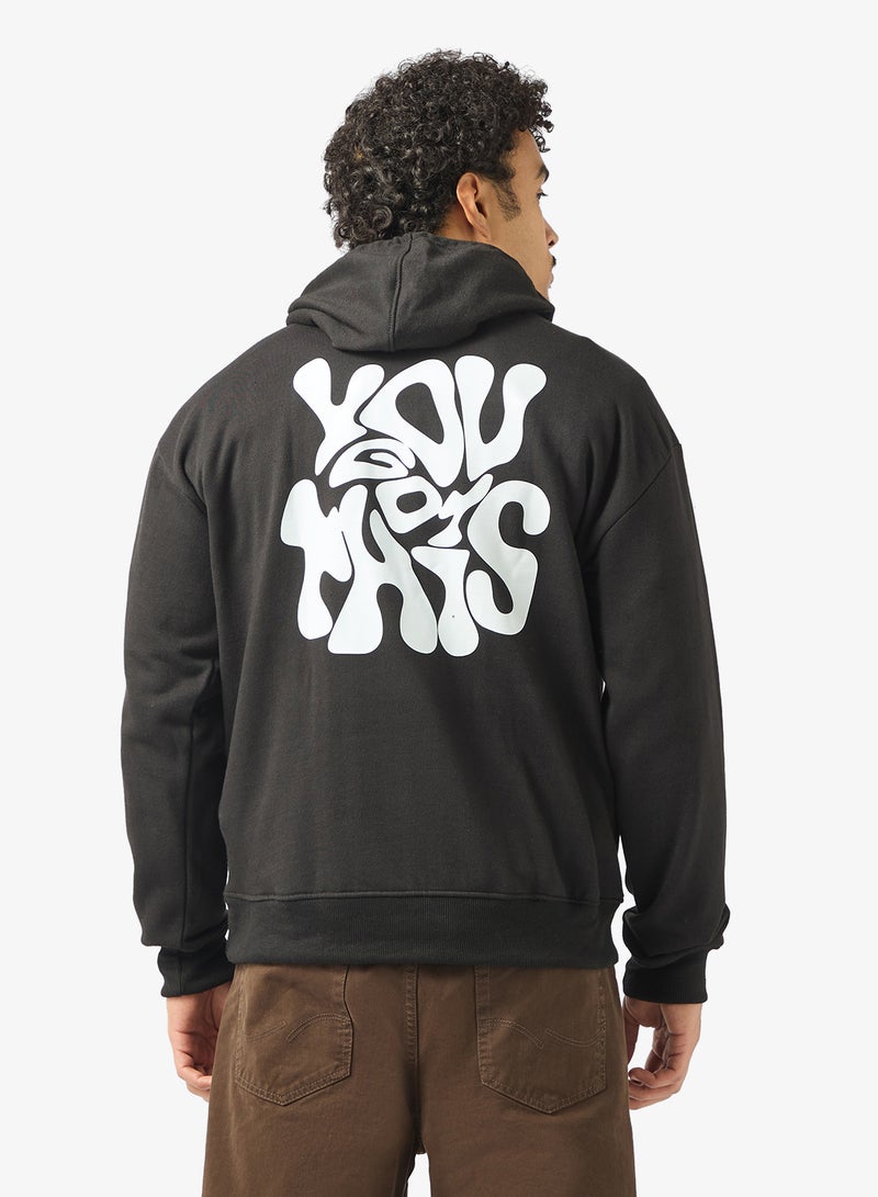 سفنتي فايف هودي بطبعة جرافيك - Image 2