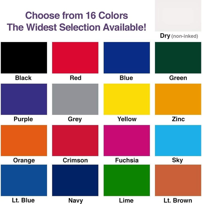 Infusion 5" x 7" Large Stamp Ink Pad for Rubber Stamps, Your Go to Large Stamp Ink Pad for Bright Color, Even Coverage and Durability, Dry (No Ink) Stamp Pad - Image 2