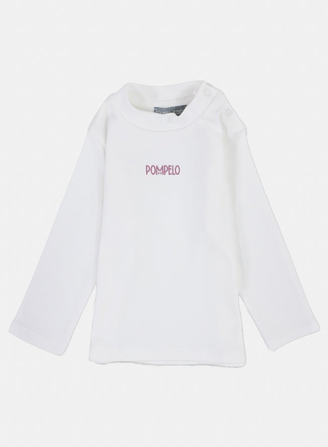 بمبيلو قميص داخلي قطني نصف ياقة لأطفال للاطفال - Image 1