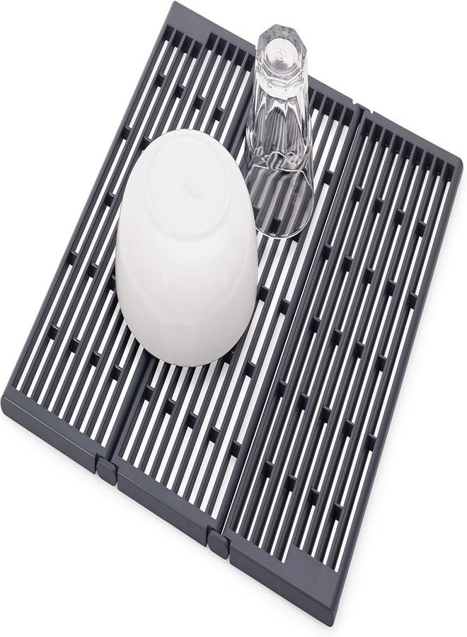 Minitul Collapsible Dish Drying Rack Folding Over Sink Drainer Foldable Dish Rack for Sink | Folding Over Sink Drainer | Collapsible Dish Drying Rack | Foldable Dish Rack for Sink | - Image 1