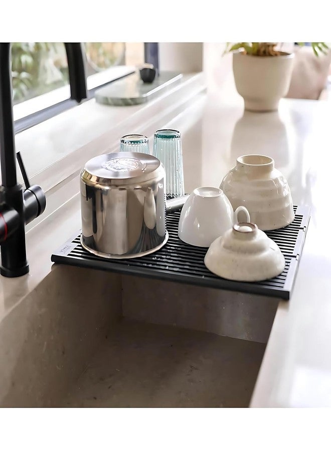 Minitul Collapsible Dish Drying Rack Folding Over Sink Drainer Foldable Dish Rack for Sink | Folding Over Sink Drainer | Collapsible Dish Drying Rack | Foldable Dish Rack for Sink | - Image 5