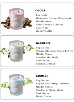 BiuTFon 3 Pack Scented Candles for Home, Natural Soy for Home Scented,50 Hours Burn Time,Gift for Stress Relief,Meditation, Yoga, Relaxing SPA, Aroma Candle for Men and Women, milky white  - Image 2