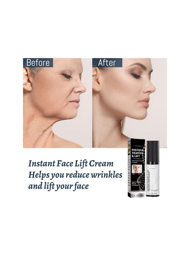 Generic - Instant Face Lift Cream, Serum for Face Anti Aging, Face Tightening and Lifting Cream, Skin Tightening Cream, Lift Cream for Eye, Neck & Face Tightening, Lifting for Smoothing Fine Lines 2 Minutes (1pc) - Image 1