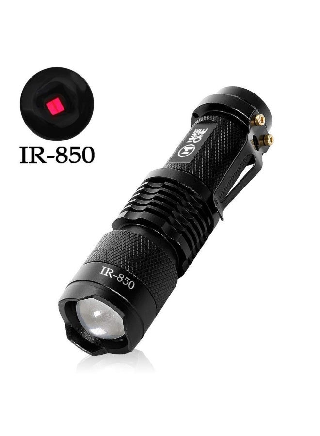 Maketheone Ir Torch 3 Watt 850Nm Infrared Light Night Vision Flashlight Torch - Infrared Light Is Invisible To Human Eyes - To Be Used With Night Vision Device Not Include Battery - Image 2