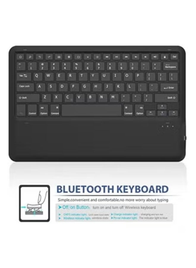 iPad Pro 12.9 Case with Keyboard 6 Generation 2022 iPad Pro 12.9 Keyboard for 12.9 inch 5th 4th 3rd Gen Trackpad Keyboard with 7 Colors Backlit Wireless Detachable with Pencil Holder - Image 3