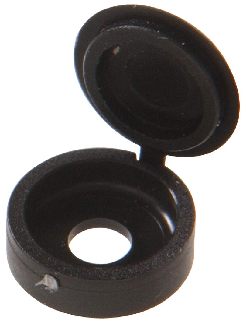 Hillman 59042 Hinge Screw Cover Number 4/Number 6, Black , 25-Pack - Image 3