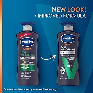 Vaseline Men Lotion Body Face 245 Oz - Image 3
