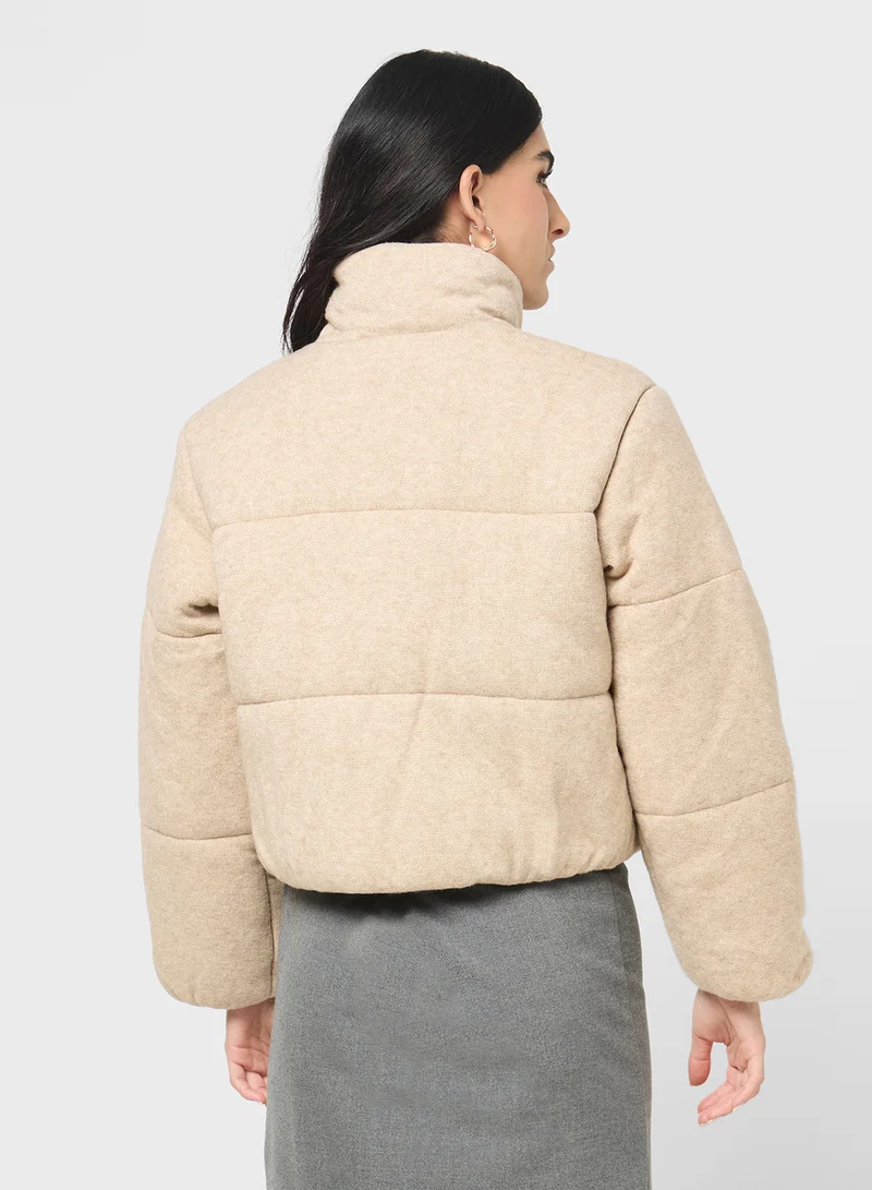 ايلا Puffed Jacket With Zipper