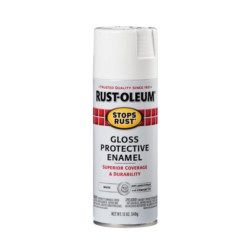 RustOleum 7792830 Stops Rust Spray Paint 12 oz Gloss White