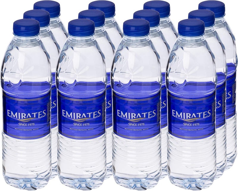 Emirates Bottled Drinking Water - 500ml, Pack of 12 - Image 1