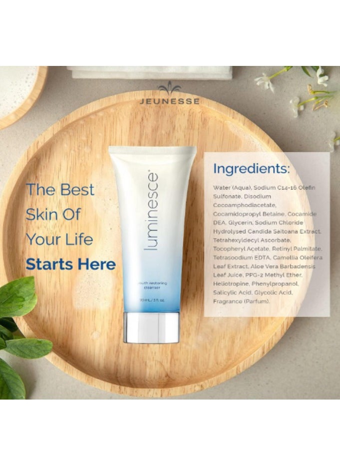 Jeunesse Global - Luminesce Youth Restoring Cleanser Smoothing Cleanser | Face Normal, Dry and Rough Skin Niacinamide| - Image 1