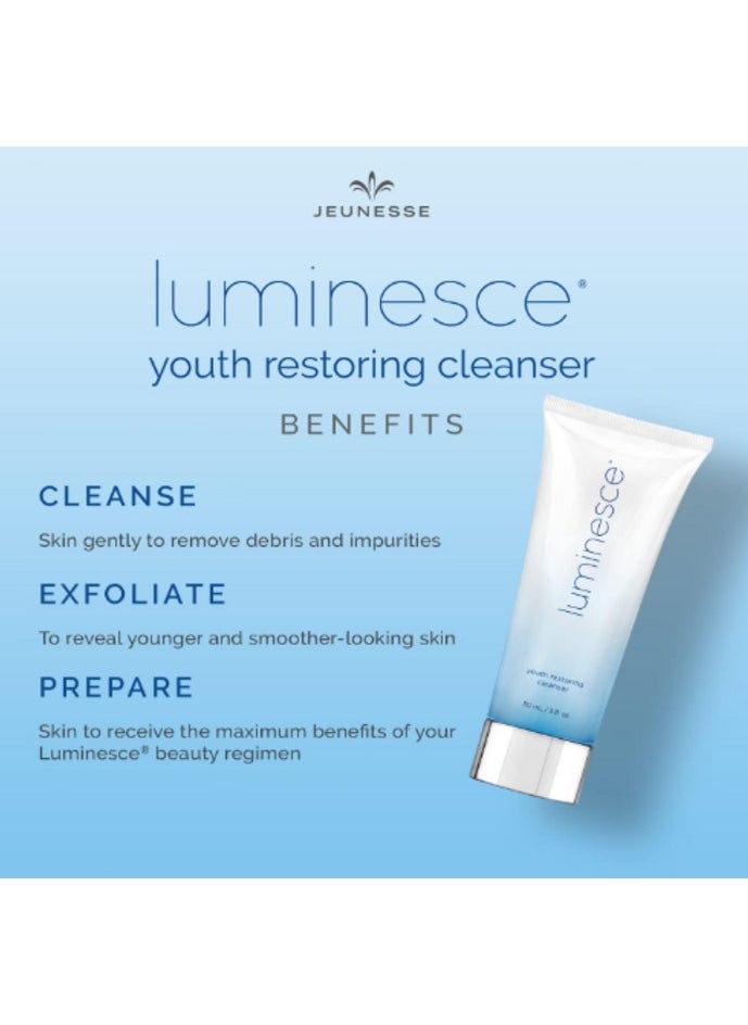 Jeunesse Global - Luminesce Youth Restoring Cleanser Smoothing Cleanser | Face Normal, Dry and Rough Skin Niacinamide| - Image 1