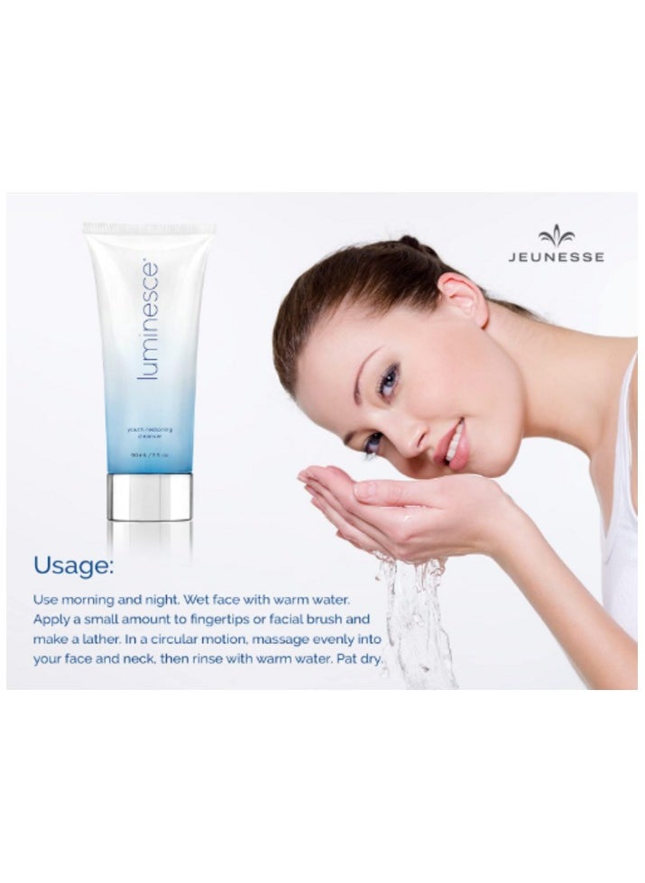 Jeunesse Global - Luminesce Youth Restoring Cleanser Smoothing Cleanser | Face Normal, Dry and Rough Skin Niacinamide| - Image 1