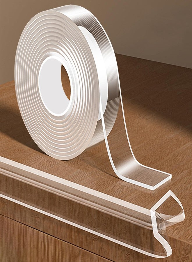 KAIYUER Edge Corner Protector Baby Proofing,Soft Clear Furniture Table Corner Guard & Edge Safety Cabinet Door Bumper,Crib Bumpers,Wall Protector,6.6ft(Width 0.8 in，Thickness 0.08 in) - Image 1